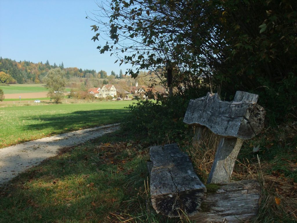 Lautertal bank Wiese Gasthaus zum Odenwald 
